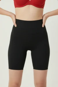 MİSTİRİK Porfy Seamless Ghost Firming Shaper Does Not Leave Laser Legs Corset Black Color