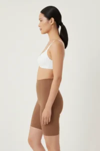 MİSTİRİK Porfy Seamless Ghost Firming Shaper Does Not Leave Laser Legs Corset Brown Color - Image 3