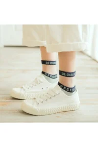 BGK Women Patterned Tulle Socks 5 Pairs - Image 5
