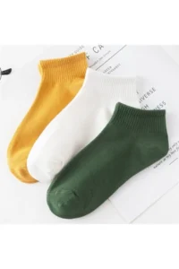 BGK 5 Sets Women Colorful Short Slippers Socks - Image 2