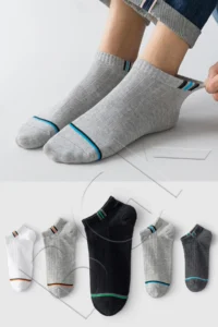 BGK Unisex 5 Sets Sport Slippers Socks