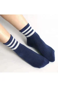 BGK Unisex 5-Piece Striped Tennis Model Socks - Extra Comfortable and Flexible 5 Pairs - Image 4