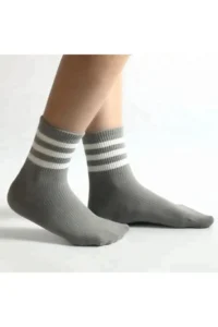 BGK Unisex 5-Piece Striped Tennis Model Socks - Extra Comfortable and Flexible 5 Pairs - Image 5