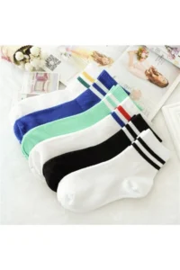 BGK Unisex Circled College pattern Socks 6 Sets - Image 2