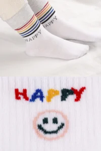 BGK 5 Pairs Women Happy Patterned Socks - Image 3