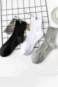BGK Unisex 6 Pair Tire Patterned LONG Socks - Image 2