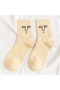 BGK Unisex Colorful Face Patterned Tennis Socks 10 Pack - Image 2