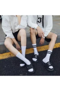 BGK Unisex 7's Plain-Striped Tenis Model - Image 2