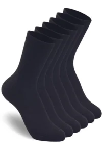 BGK 6 Pairs Cotton Tennis Socks Socket Size - Unisex