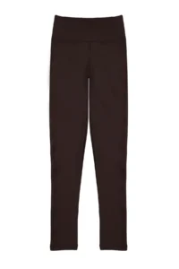 TRENDYOLMİLLA Dark Brown Wide Waist Elastic Extra Shaping Full Size Knitting Sports Leggings - Image 7