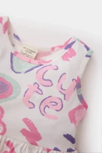 DeFacto Patterned Sleeveless Summer Dress Baby Girl - Image 2