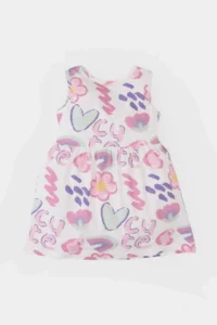 DeFacto Patterned Sleeveless Summer Dress Baby Girl - Image 4