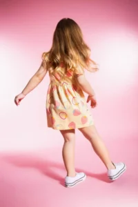 DeFacto Patterned Sleeveless Dress Baby Girl - Image 3