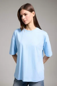 DeFacto Oversize Crew Neck Basic Plain Combed Cotton Short Sleeve T-Shirt - Image 3