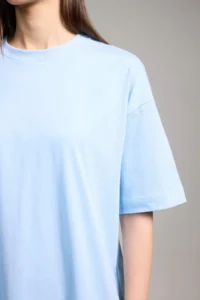 DeFacto Oversize Crew Neck Basic Plain Combed Cotton Short Sleeve T-Shirt - Image 4