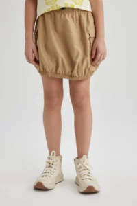 DeFacto Cargo with pocket Poplin Skirt Girls' - Image 6