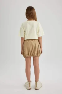 DeFacto Cargo with pocket Poplin Skirt Girls' - Image 8