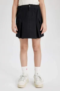 DeFacto Cotton Cargo with pocket Skirt Girls' - Image 6