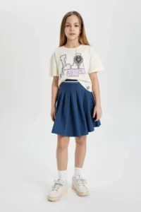 DeFacto Pleated Skirt Girls'