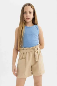 DeFacto Paperbag Shorts Girls' - Image 2