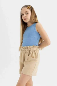DeFacto Paperbag Shorts Girls' - Image 3