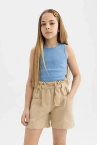 DeFacto Paperbag Shorts Girls' - Image 4