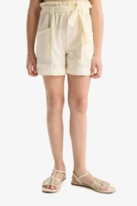 DeFacto with pocket Paperbag Shorts Girls' - Image 5