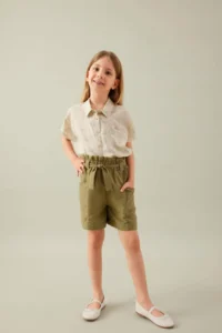 DeFacto with pocket Paperbag Shorts Girls'