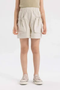 DeFacto Cotton with pocket Shorts Girls' - Image 4