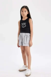 DeFacto Cotton with pocket Shorts Girls'