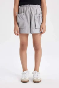 DeFacto Cotton with pocket Shorts Girls' - Image 3