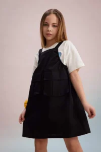 DeFacto Girls' Dungarees Dress - Image 3