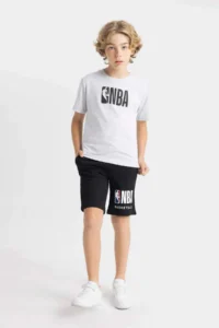 DeFacto Boys' NBA Wordmark Shorts - Image 6