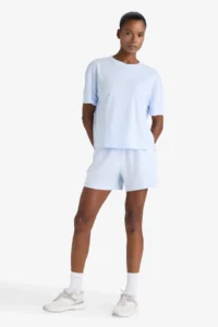 DeFacto Standard Fit Short Hem Modal Shorts - Image 3