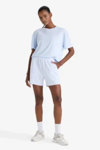 DeFacto Standard Fit Short Hem Modal Shorts - Image 6