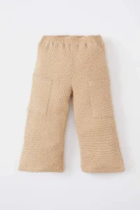 DeFacto Elastic Waist Wide Leg Trousers for Baby Girl