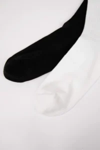 DeFacto Women's 2-Piece Bamboo Socks Circle Patterned Socks - Image 5