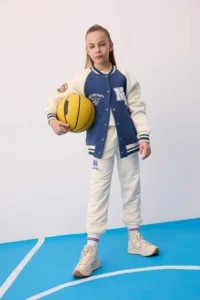 DeFacto Girls' NBA Wordmark Elastic Waist and Leg Pocket Jogger Sweatpants - Image 4