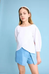DeFacto Girls' Half Sleeve Blouse - Image 3