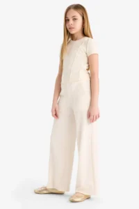 DeFacto Wide Leg Pants Girls' - Image 2
