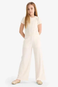 DeFacto Wide Leg Pants Girls' - Image 3
