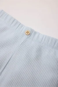 DeFacto Baby Girl Elastic Waist Ribbed Camisole Shorts - Image 2