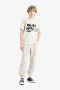 DeFacto Elastic Waist Jogger Sweatpants Boy - Image 2