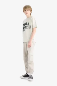DeFacto Elastic Waist Jogger Sweatpants Boy - Image 3