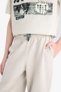 DeFacto Elastic Waist Jogger Sweatpants Boy - Image 5