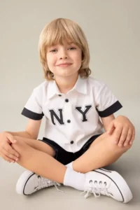 DeFacto Poplin Short Sleeve Shirt Baby Size