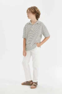 DeFacto Boy's Standard Leg Linen Look Trousers - Image 4