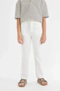 DeFacto Boy's Standard Leg Linen Look Trousers - Image 5