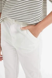 DeFacto Boy's Standard Leg Linen Look Trousers - Image 6