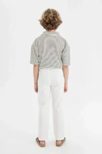 DeFacto Boy's Standard Leg Linen Look Trousers - Image 7